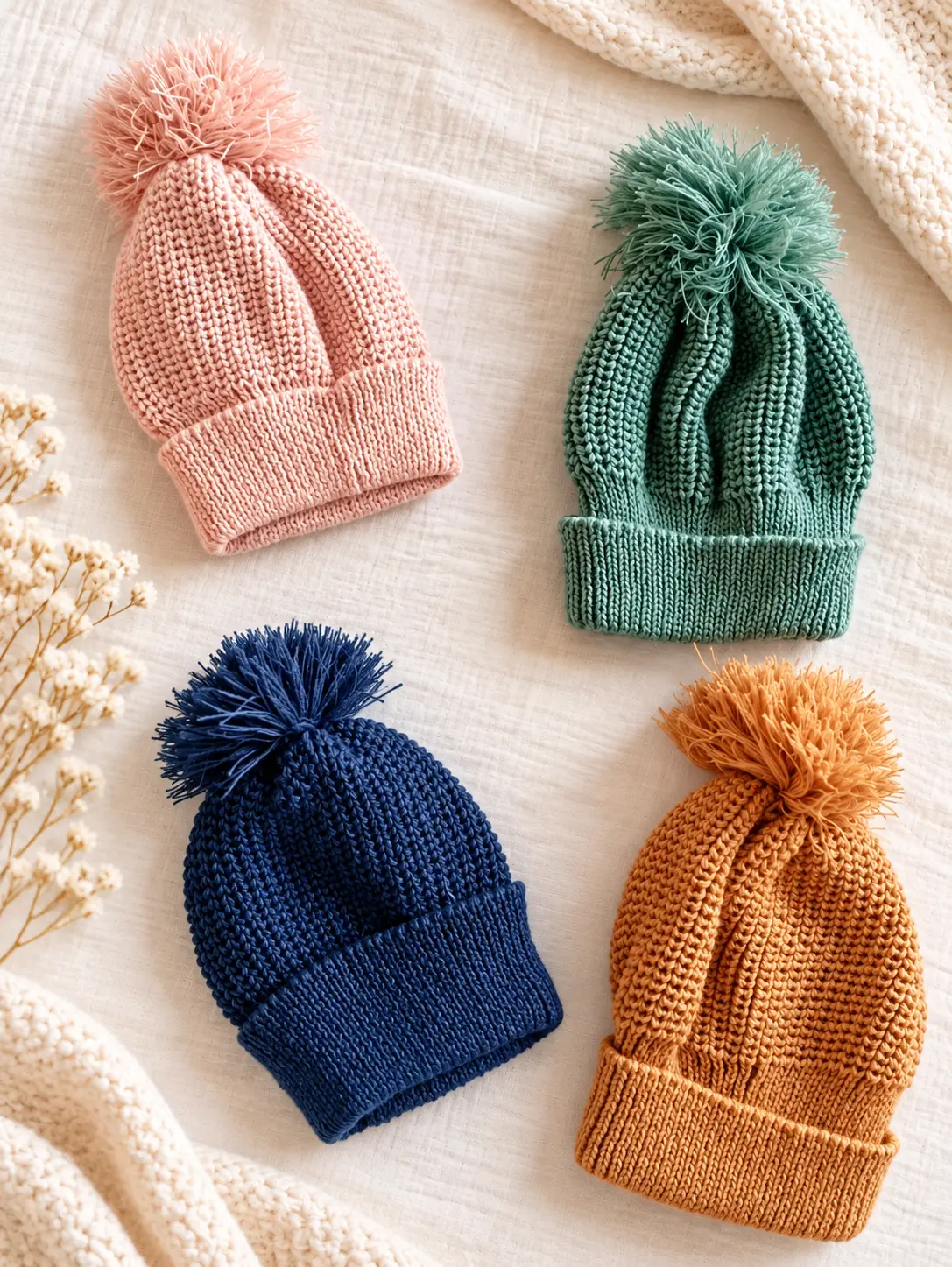 Gorrito con pompón