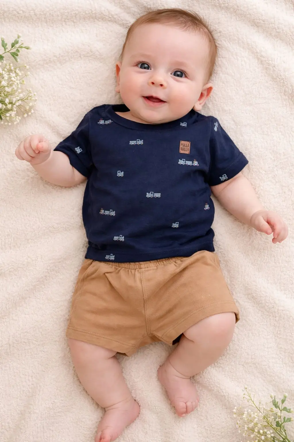 Remera con shorts Pulla Bulla