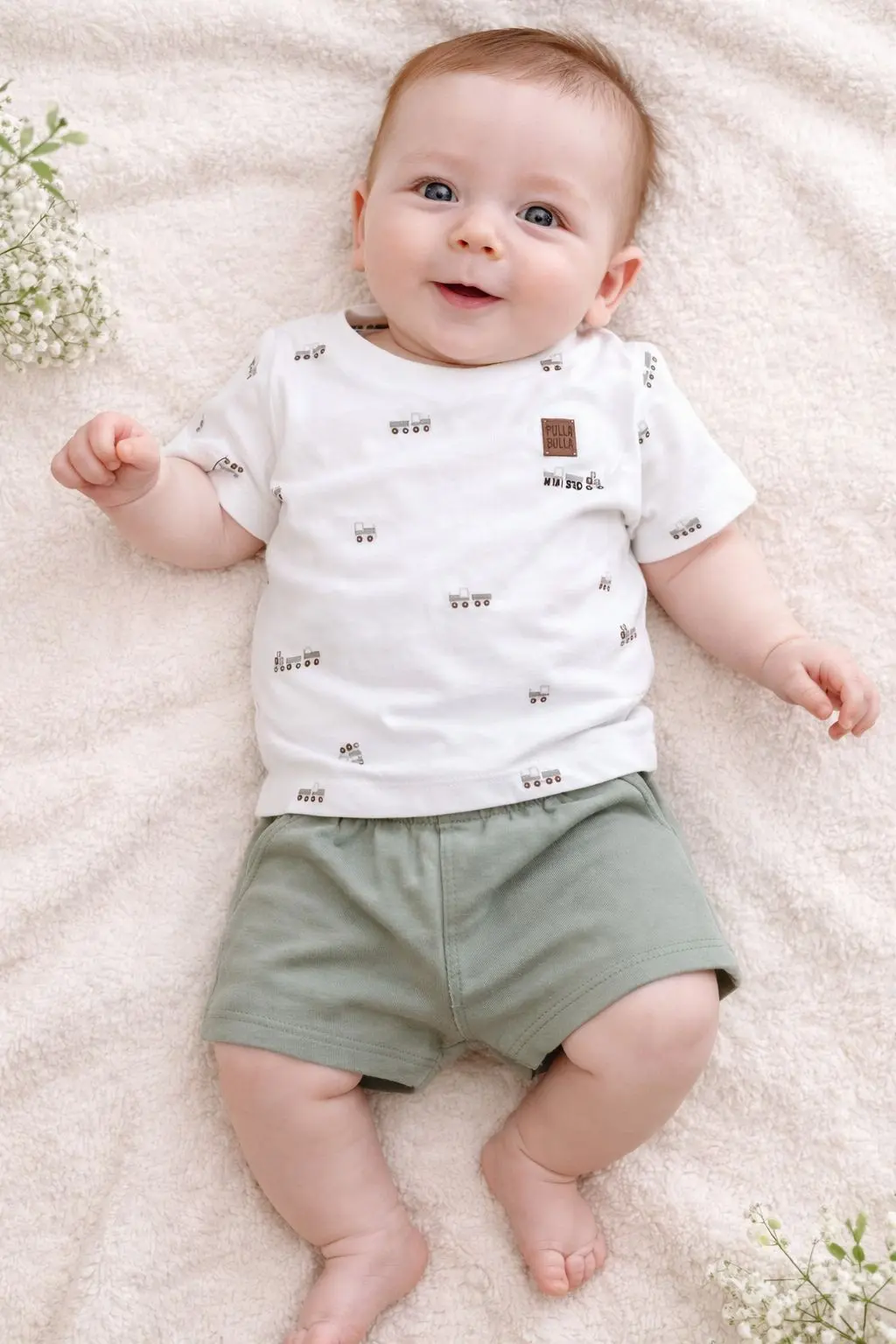 Remera con shorts Pulla Bulla