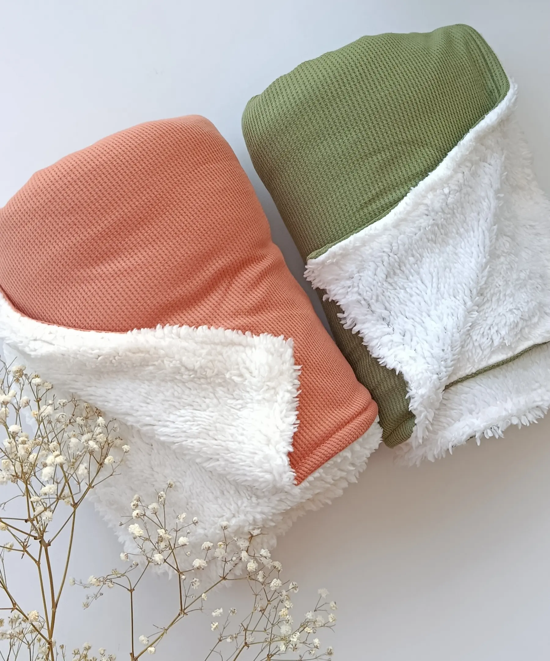 Rebozo punto abeja y Sherpa